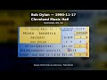 Bob Dylan - 1990-11-17 - Cleveland Music Hall, Cleveland, OH, US