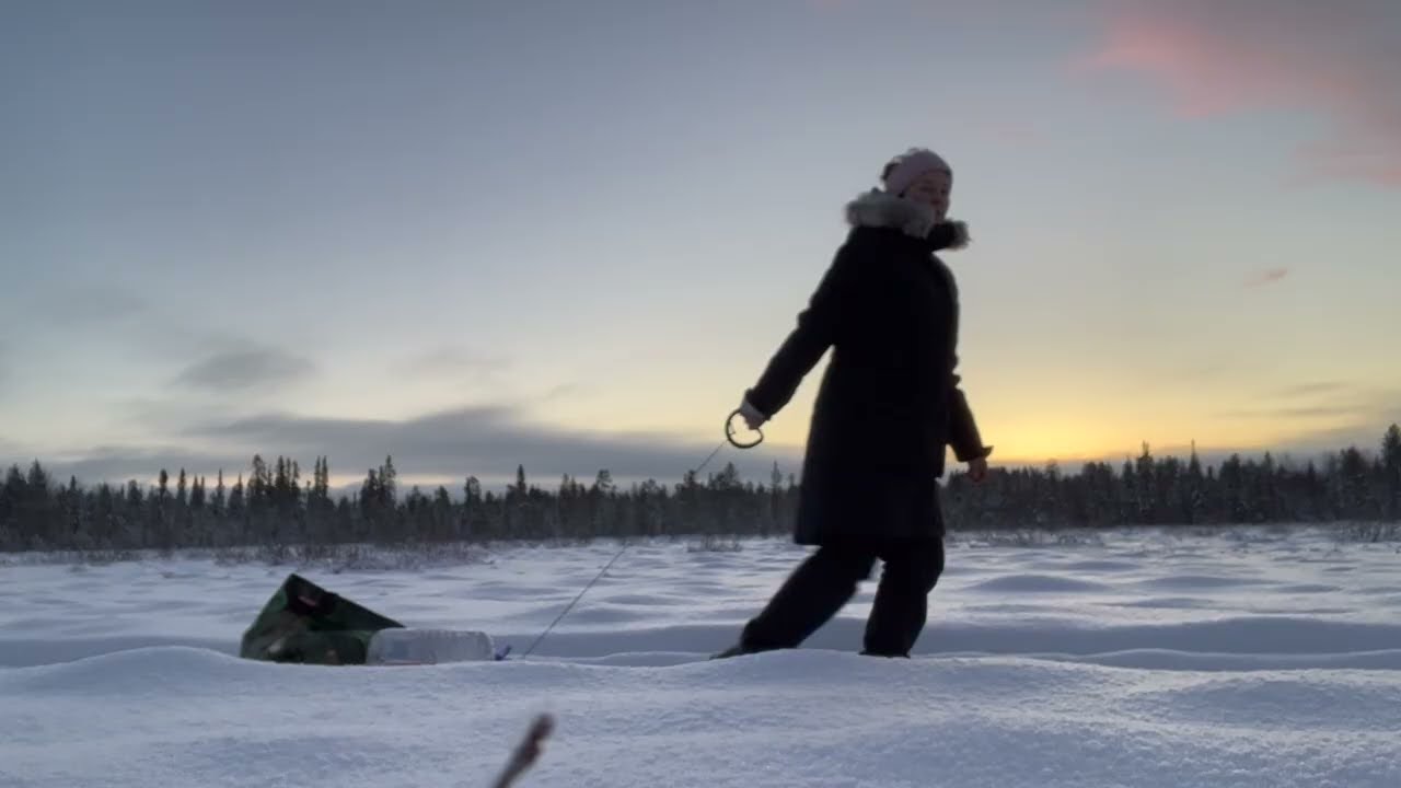 🛖 In the heart of winter one month cabin life Ivalo | video 5