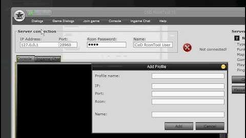 [ 3 ] Call of Duty (How to Use CoD Rcon Tool 10)