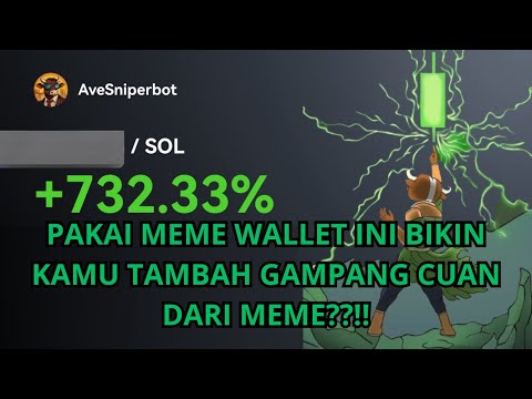 PAKAI MEME WALLET INI BIKIN KAMU TAMBAH GAMPANG CUAN DARI MEME??!!