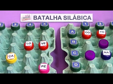 BATALHA SILÁBICA 100% RECICLADA – CONSTRUÇÃO DE PALAVRAS Jogo