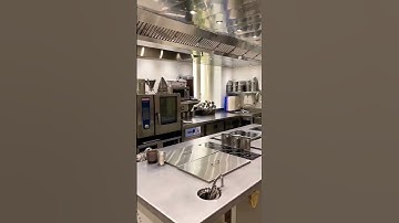 Inside Of A Commercial Kitchen #kitchen #shorts #youtube///how to setup a commercial kitchen