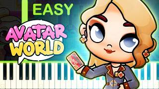 Stardust Grand Hotel Song | AVATAR WORLD - EASY Piano Tutorial