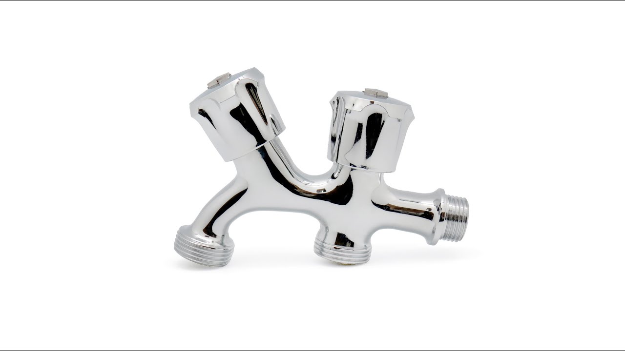 Водоразборный кран REMER 250 1/2\" - 3/4\" - 3/4\" - YouTube