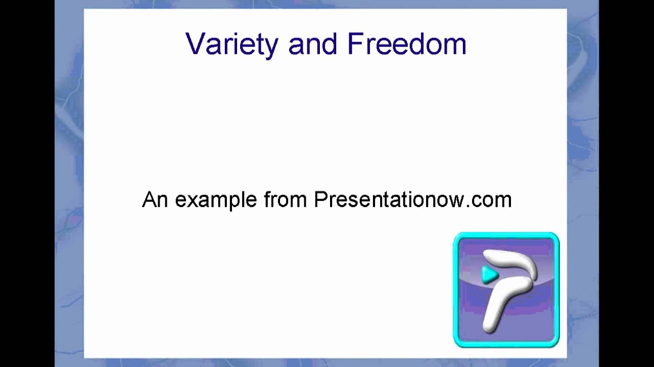 Presentation in Open Office Format