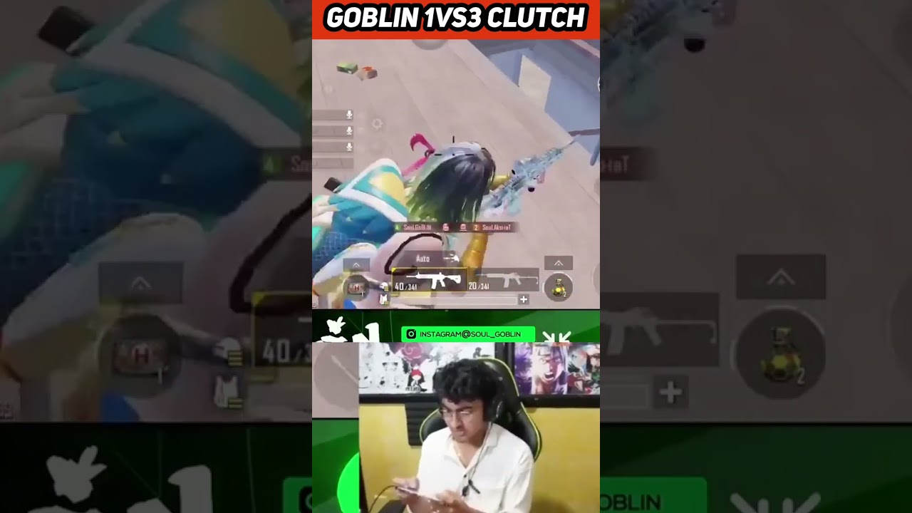 Goblin Insane 1Vs3 Clutch😤