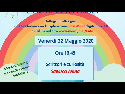 22 maggio 2020 - Scrittori e curiosità