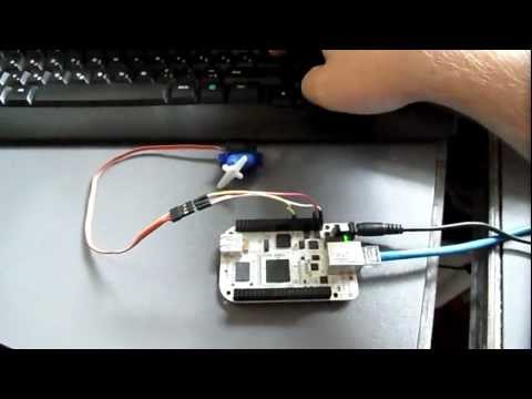 Servo test on BeagleBone + ROS + Debian