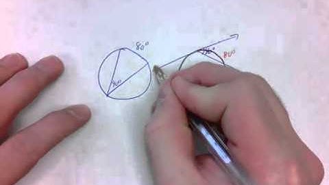 10 5 Vertex ON the circle