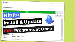 Free tool Ninite to Install & update multiple software in one click at once