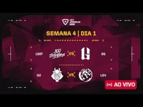 🟢 AO VIVO -  100T 2x0 2G | VCT Americas 2025 | Semana 4 - Dia 1 (MD3)  -   #live #jogos #valorant