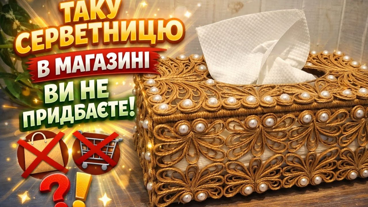 You can't buy a napkin holder like this in a store.