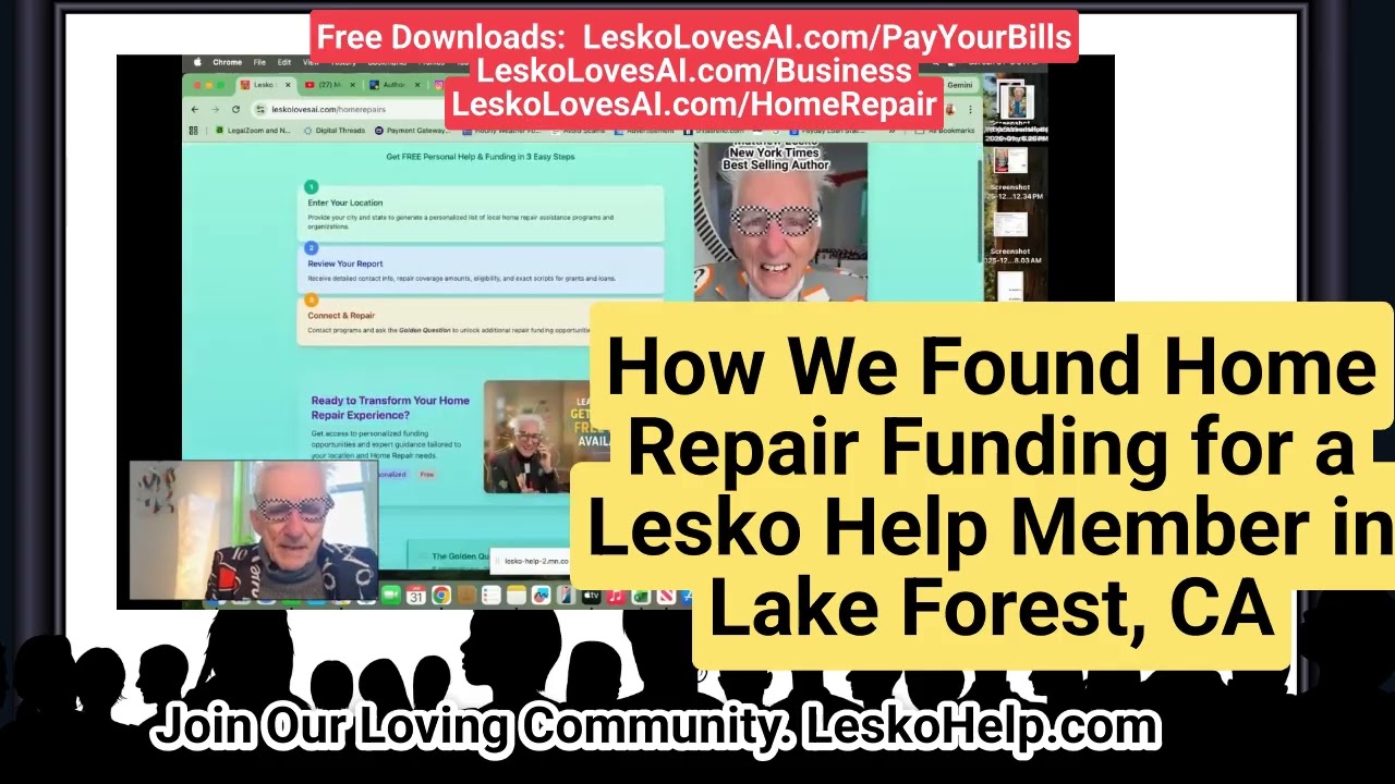 Как мы нашли финансирование на ремонт дома для участника программы Lesko Help в Лейк-Форесте, Кал...