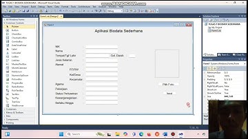 Tugas 1 Pemograman Visual Net,Membuat Biodata Sederhana (KTP),Nama : Ahmad Yasin,NIM:24650030
