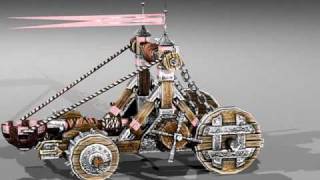 Crusader's Catapult 3D model render Content