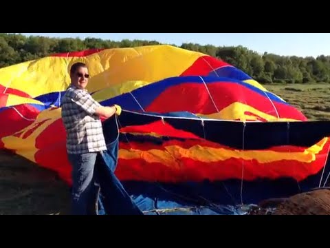 A Great 2 Hour Birthday Hot-Air Balloon Flight - Thorndale to Lambeth - June 18, 2013