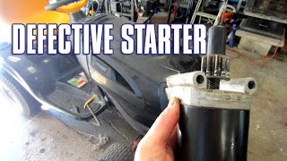 HOWTO Replace A Lawn Tractor Starter