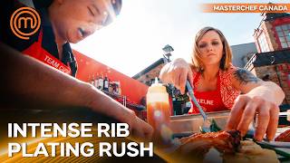 Can They Plate 121 Rib Meals Before Time Runs Out | MasterChef Canada Season 3 Highlights