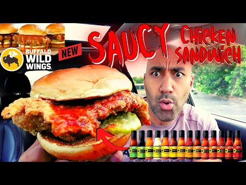At $6 is it worth it? Buffalo Wild Wings Saucy Chicken Sandwich Review