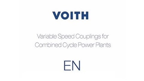 Voith variable speed couplings (EN)