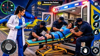 City Ambulance Driving Game New 911 Rescue Ambulance Game 3D Simulator 2026 - Android Gameplay screenshot 2
