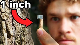 Worlds Smallest Axe vs 100 Foot Tree