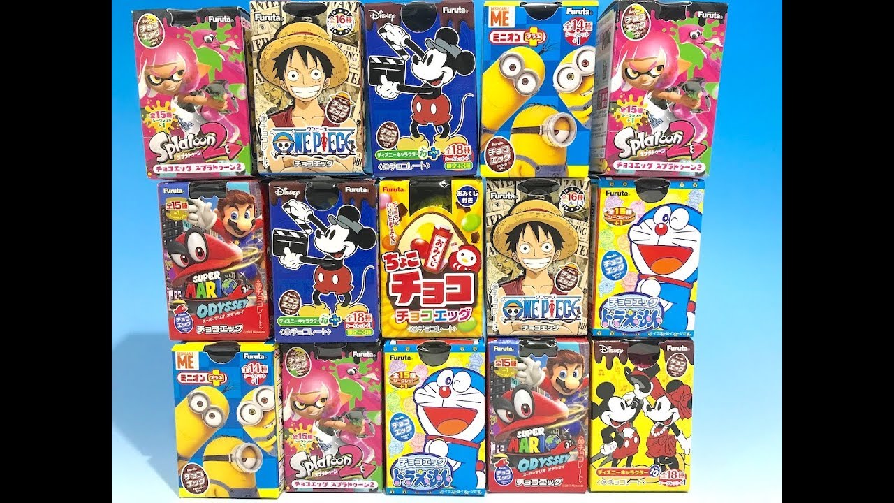 チョコエッグ スーパーマリオオデッセイ ドラえもん ワンピース