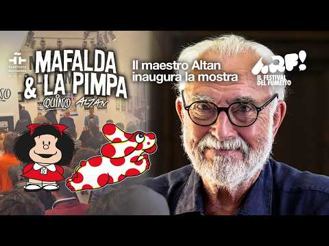 Video Altan apre la mostra Mafalda e la Pimpa - parlare alla bambine e ai bambini per parlare agli adulti