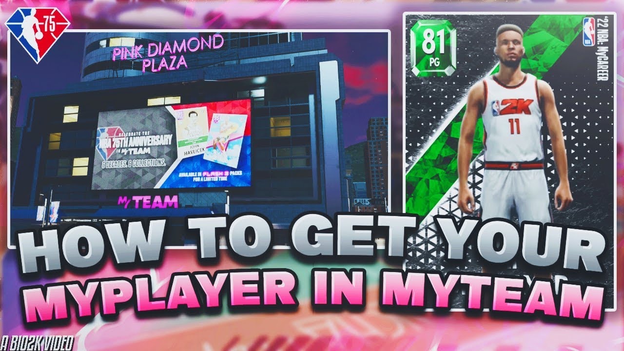 How To Get Your Myplayer In Myteam For *Free* Xp! Nba 2K22 Myteam