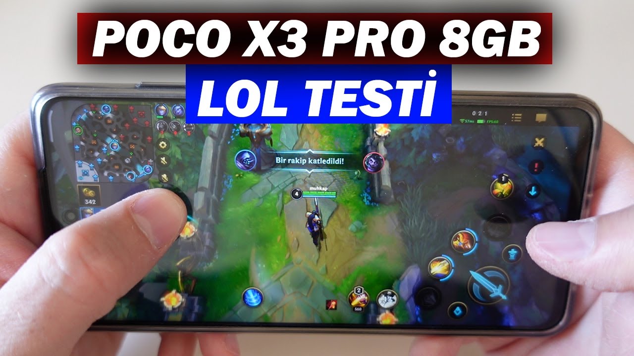 Poco X3 Pro 8Gb LoL - League of Legends Testi
