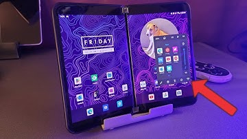 What would the Android 12L taskbar look like on Surface Duo?