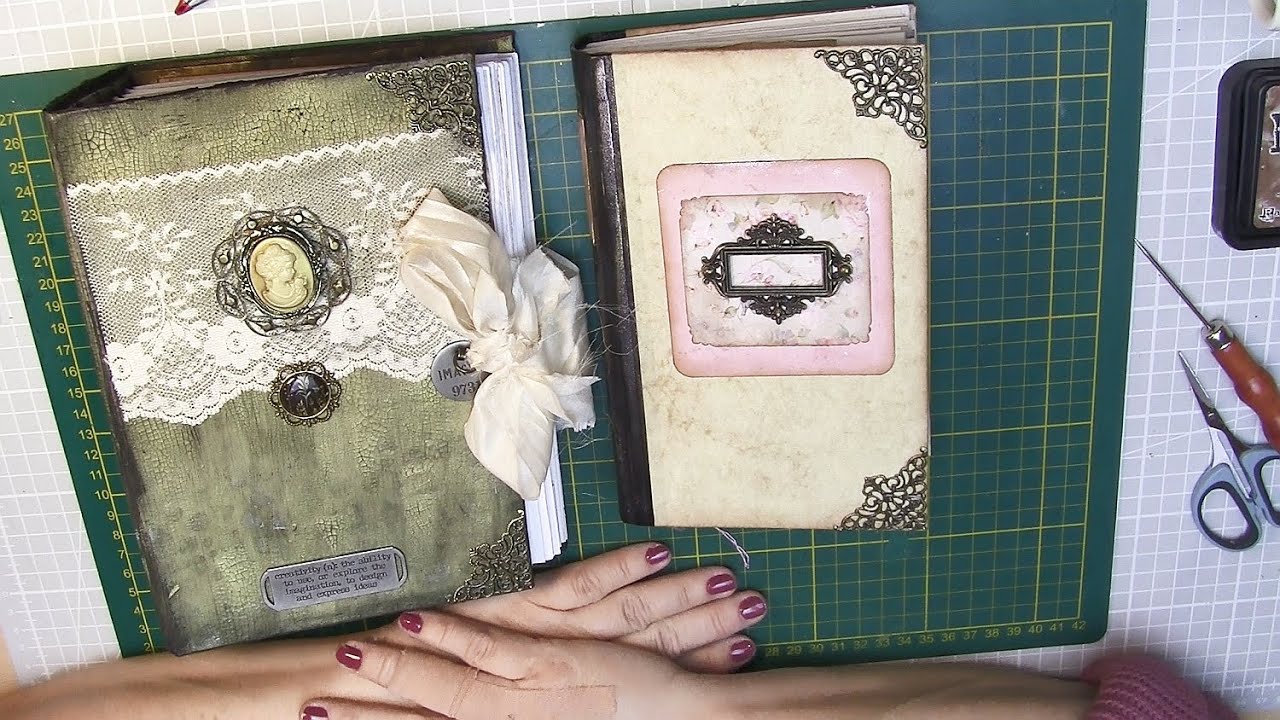 Altered Book - Signaturen unsichtbar einfügen, JunkJournal Tutorial