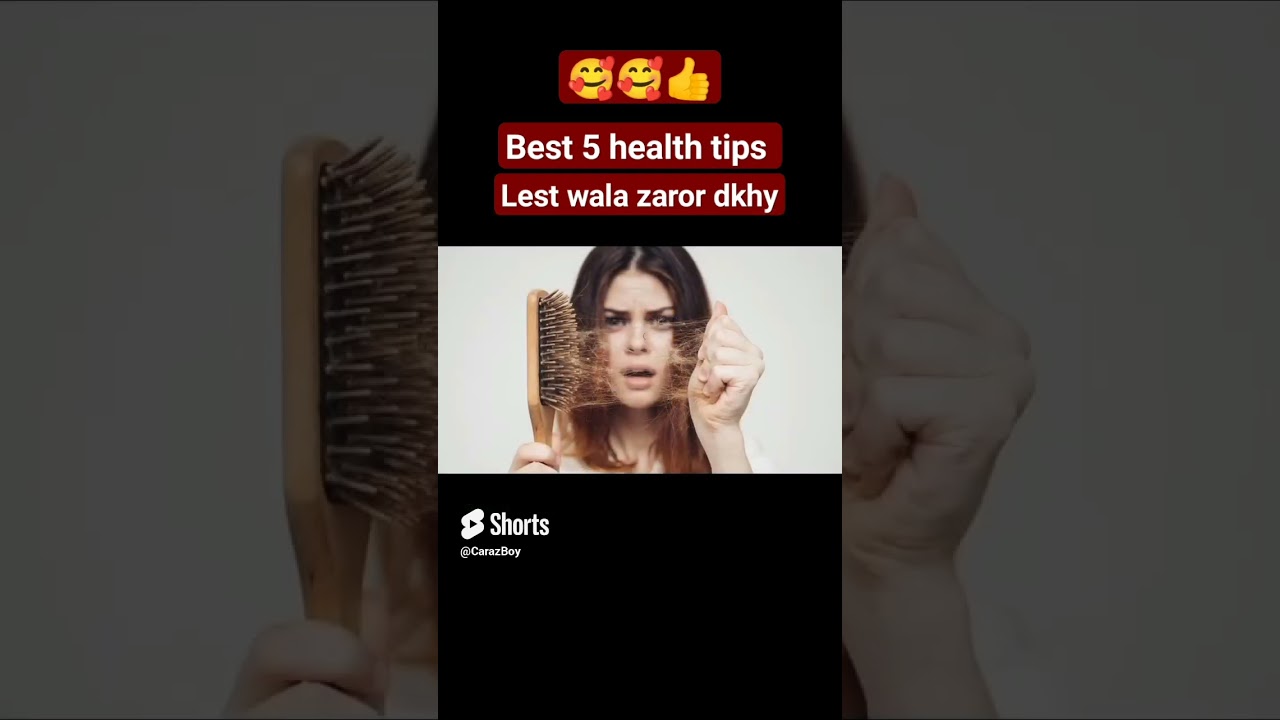 Top 5 tips in health 🧠👑💯💯