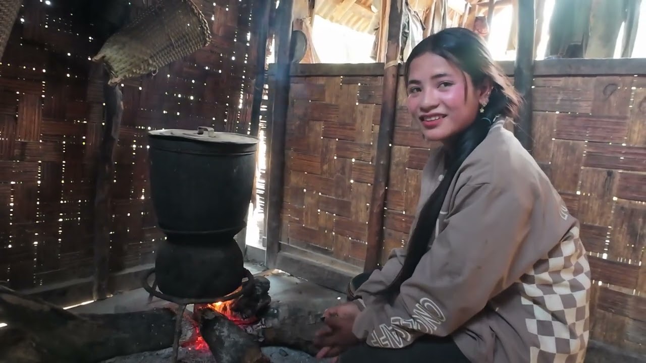 น้องปลาสาวงามในชนบทบ้านป่าลึก