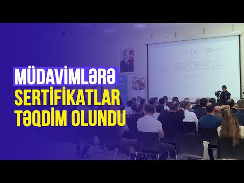 Qısamüddətli peşə təlimlərini uğurla başa vuran müdavimlərə sertifikatlar təqdim olundu.