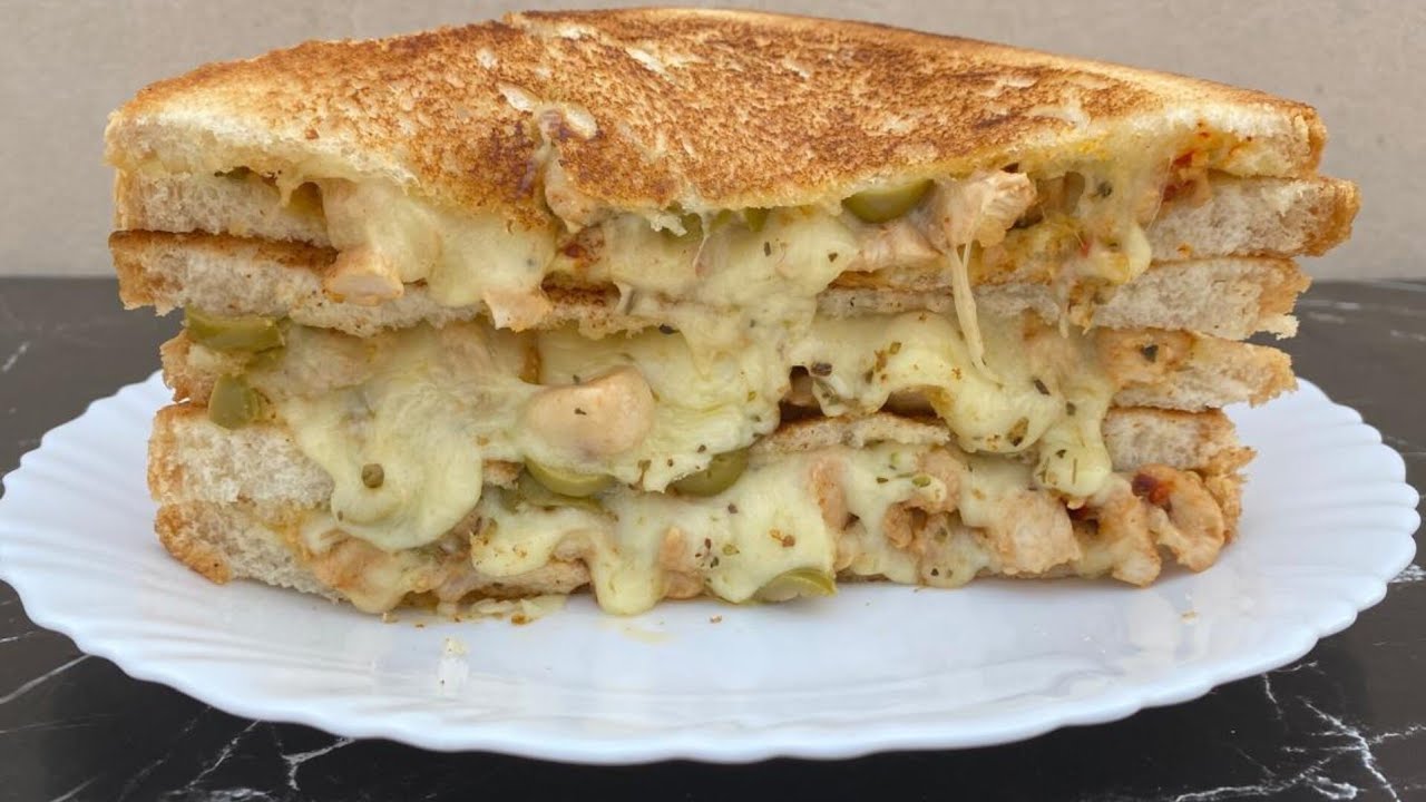 Chicken Cheese Sandwich Recipe By Cooking Fever