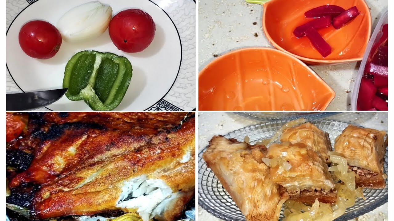 فطورنا اليوم 😍 سمك مشوي بصلصه رهيبه+ عصير تمر هند بأسهل طريقه🌙