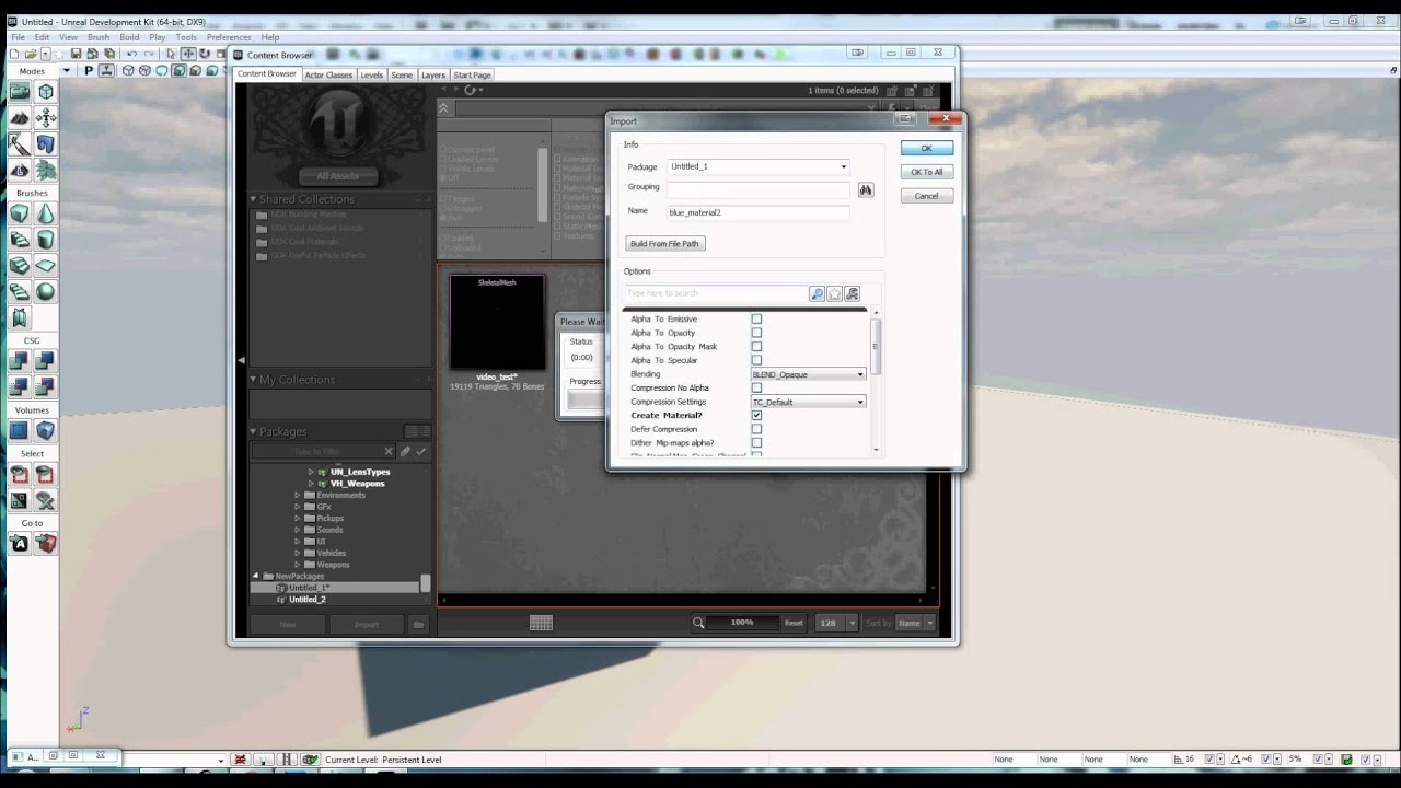 Basic Materials for 3DS Max to UDK Part 2 of 3 - YouTube