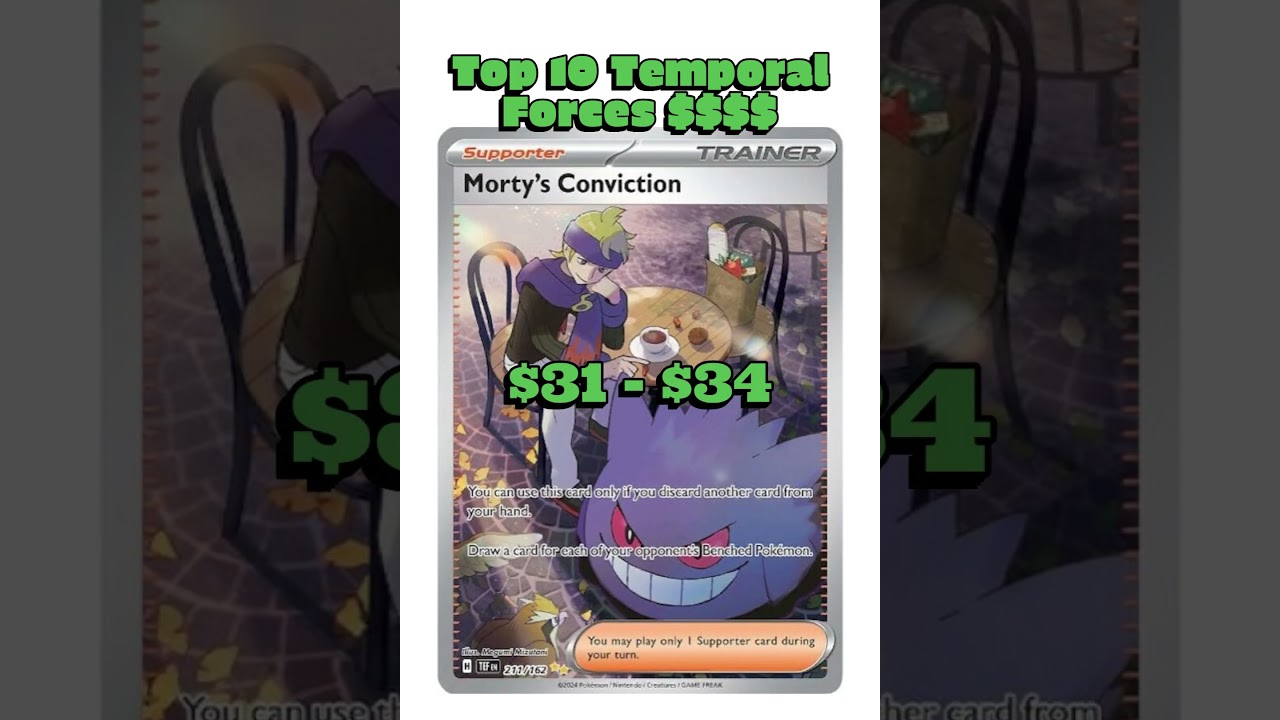 Top 10 Most Expensive Temporal Forces Pokémon Cards You NEED to See! 💰 