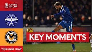 Eastleigh v Newport County | Key Moments | Third Round Replay | Emirates FA Cup 2023-24