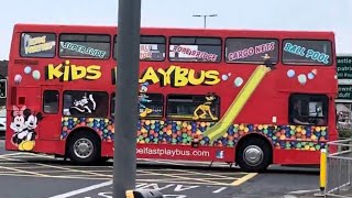 Belfast Playbus Volvo Olympian Northern Counties Palatine seen at Albertbridge Road