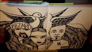 How to draw chicano art -  speed drawing
