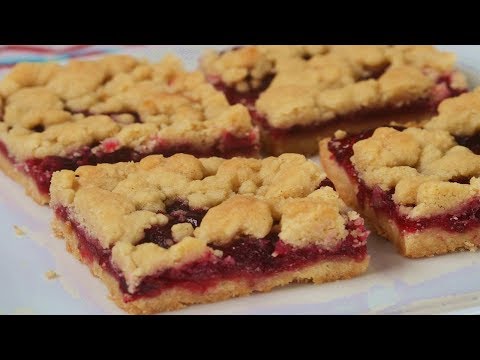 Cranberry Shortbread Bars Recipe Demonstration - Joyofbaking.com