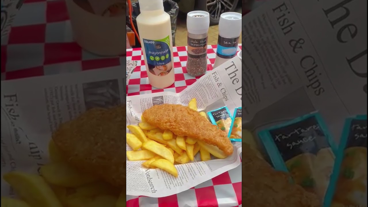 Experience a taste of both classic and contemporary with KK Catering UK's fish and chips!  