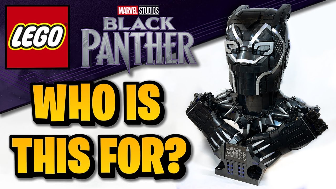 LEGO Black Panther Bust Set Review YouTube