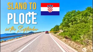 Driving in Croatia 🇭🇷 from Slano to Ploče, in September 2023.