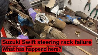 Suzuki Swift steering rack failure.