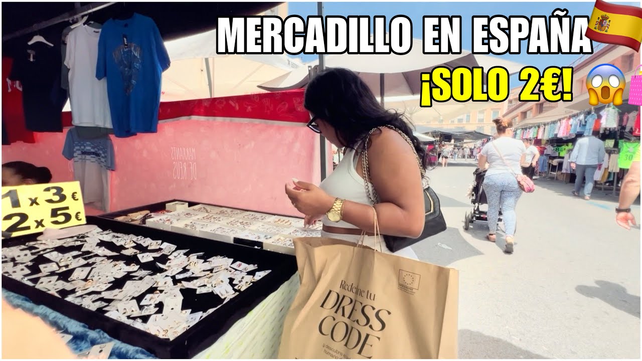 Mercadillo en España: ¡Esto me costó solo 2€! 😲🪙