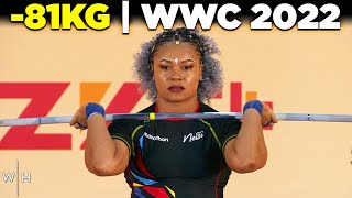 -81kg World Weightlifting Championships '22