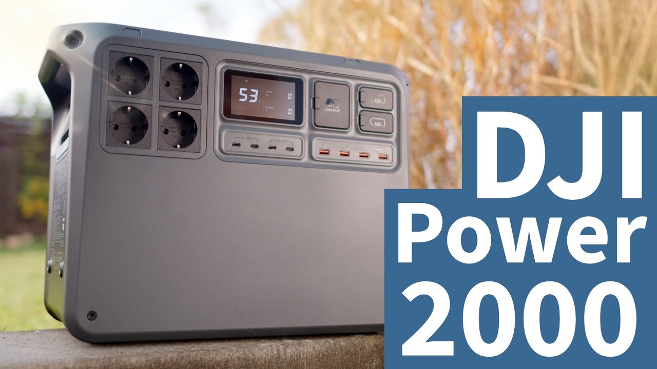 DJI Power 2000 🔋 Die XL-Powerstation mit Balkonkraftwerk-Funktion im Test